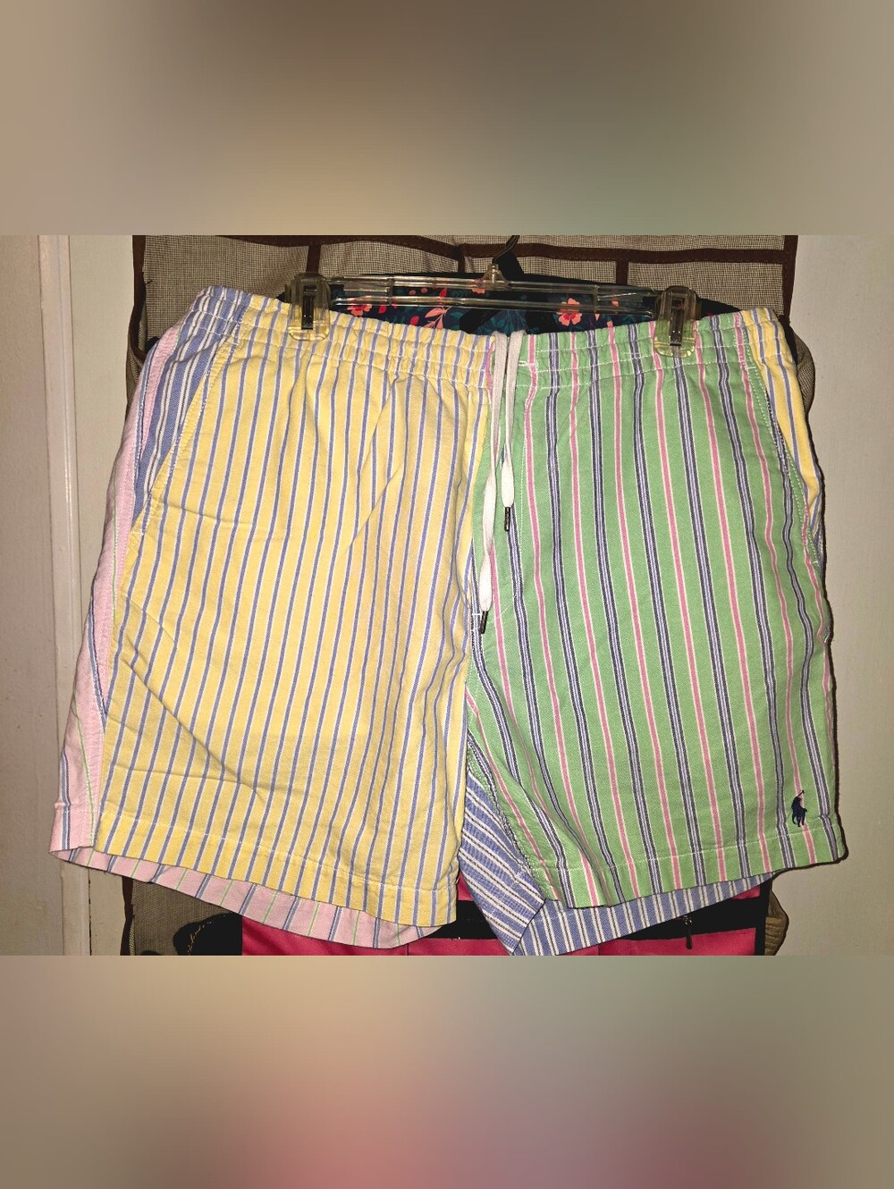 Ralph Lauren Multicolor Striped Drawstring Shorts XL
